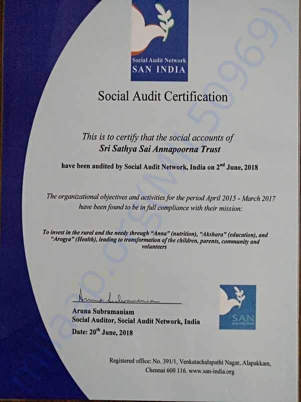 SOCIAL AUDIT CERTIFICATE