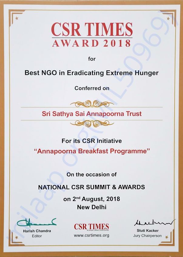 BEST NGO IN ERADICATING EXTREME HUNGER