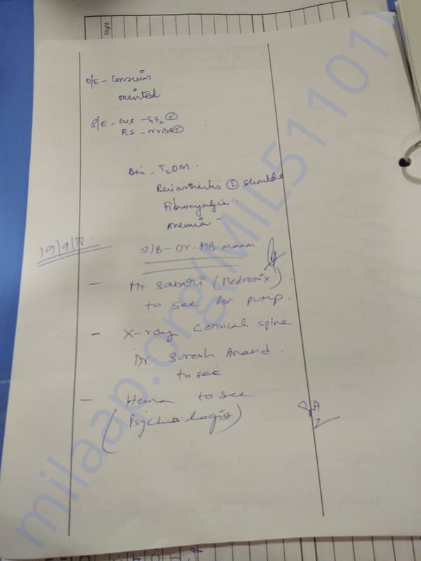 Doctor prescription