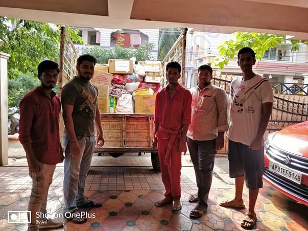 Our volunteers reaching out to help