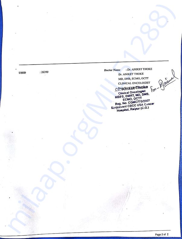 Medical report