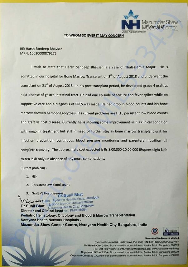 Estimation letter