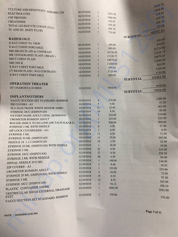 Medical bill 4