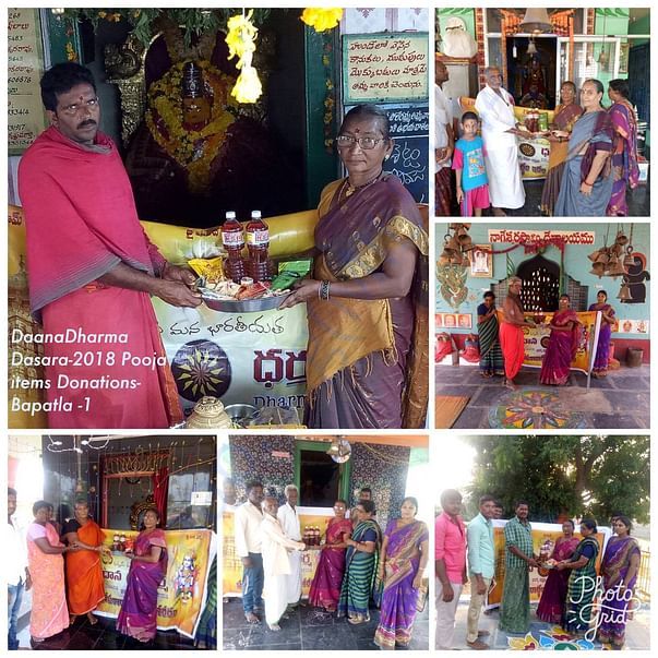 Pooja items donation for Dasara1