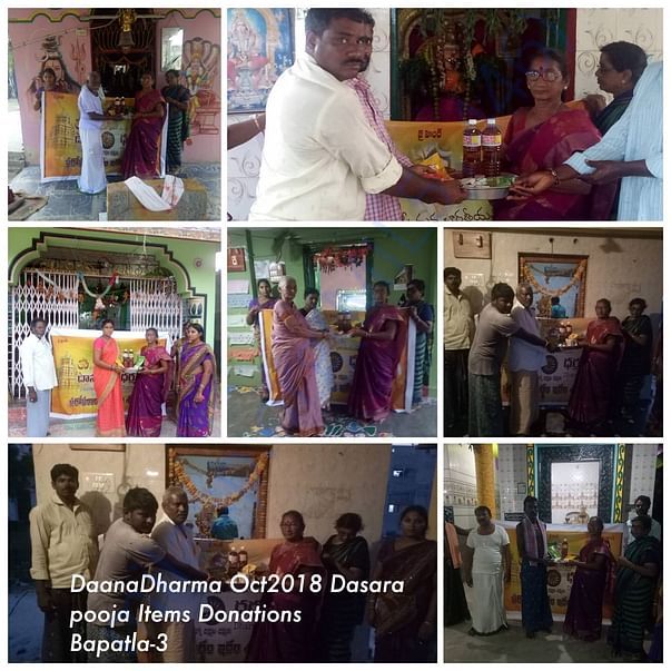 Pooja Items donations Dasara 2