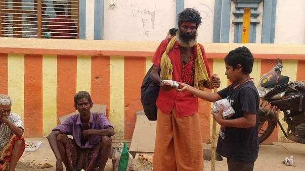 AnnaDaanam poor people Dasara