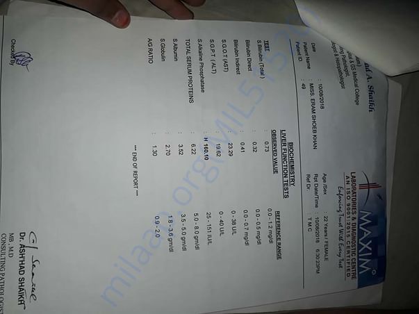 Elder daughter’s medical bills and documents