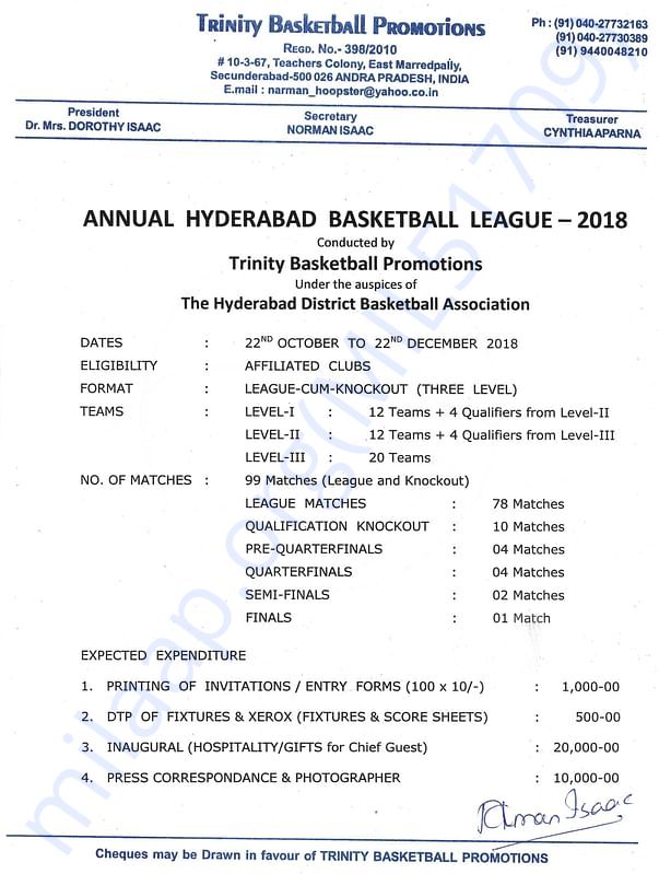 Tournament Budget-1