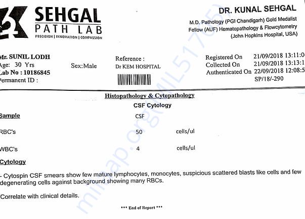 Cytometry report 3
