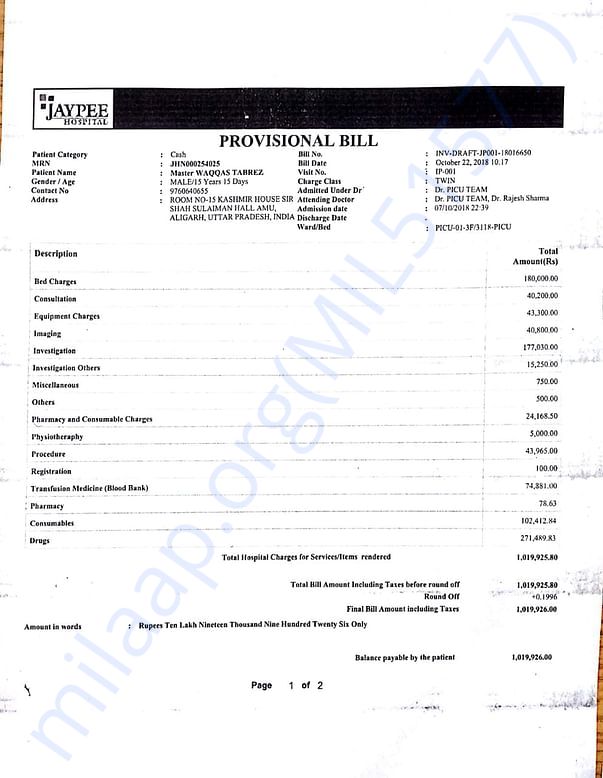 Bill as on 21.Oct.2018 Part 2