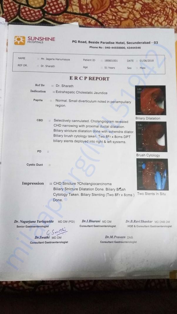ERCP report