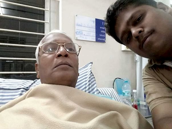 Support Bhaskar For His Father's Open Heart Surgery