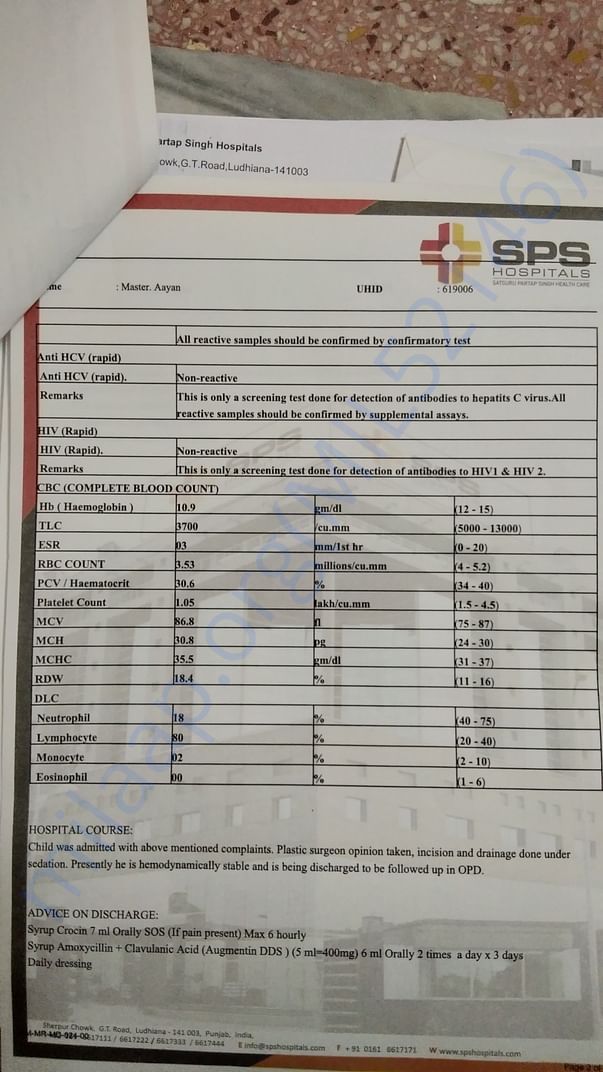 Medical report