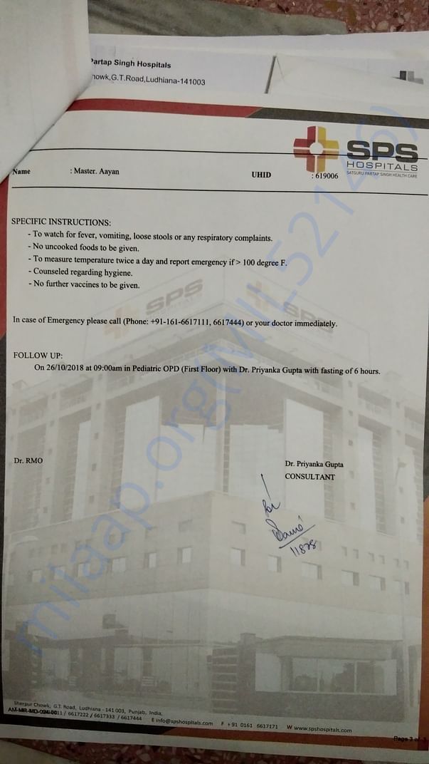 Medical report