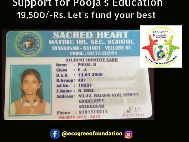 Help Pooja To Get Educated