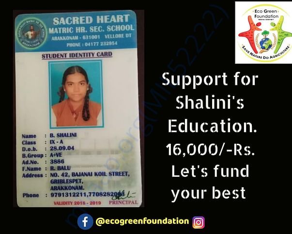 Fund Shalini education