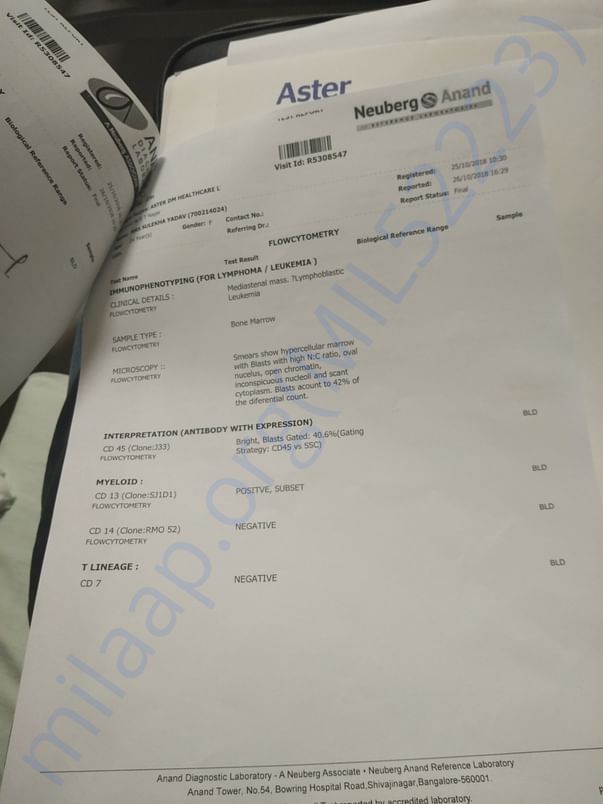 FlowCycometri test