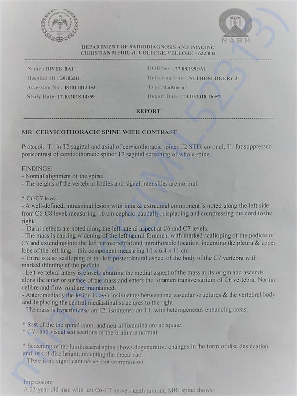 Hospital documents and reports