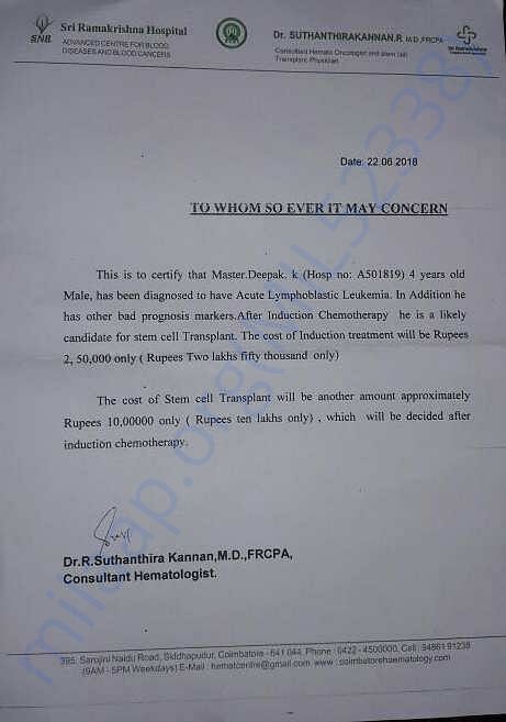 Doctor's letter