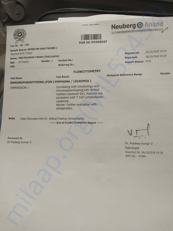 Medical report