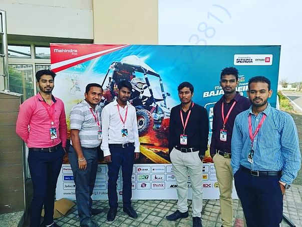 Participation in BAJA VIRTUALS 2018 in Chitkara University, chandigarh
