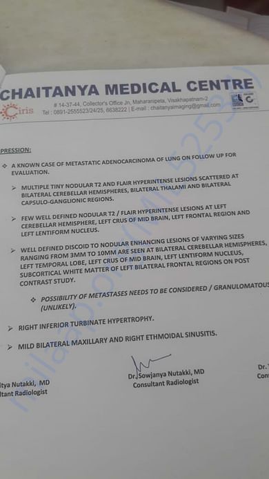 Medical report 2
