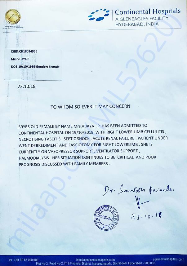 PATIENT CONDITION & TREATMENT REPORT