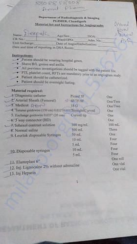 Medical report