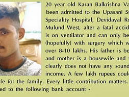 Help Karan For Surgery And Multiple Fracture