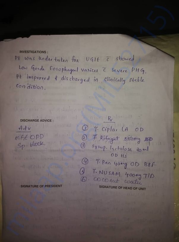 medical summary