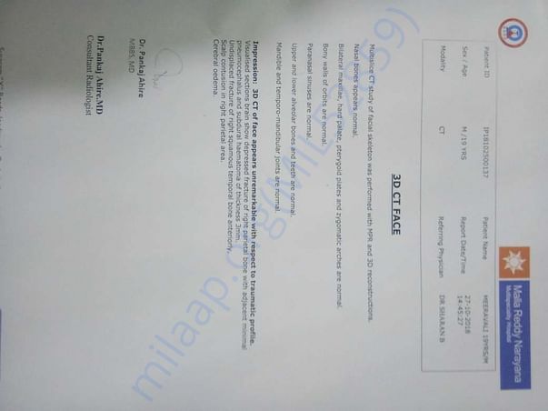 Hospital documents