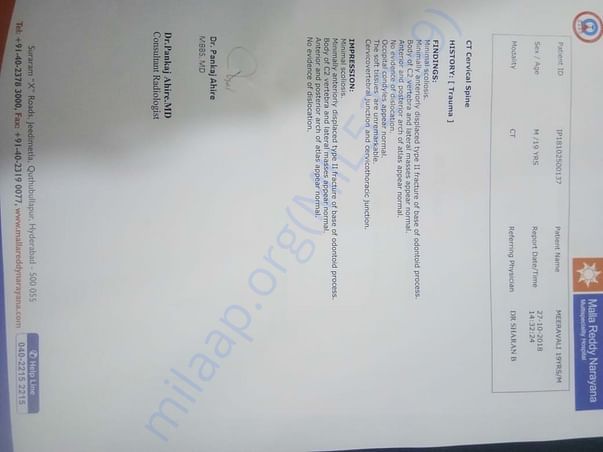 Hospital documents