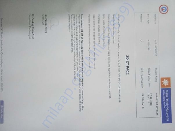 Hospital documents