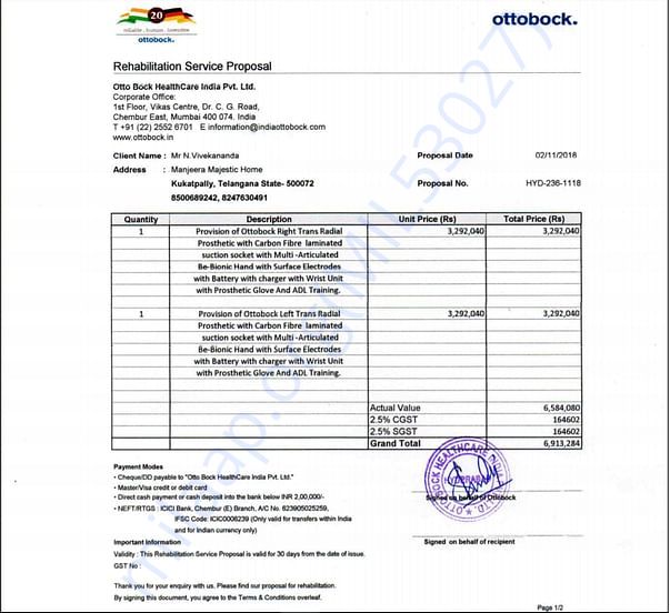 Estimate Details
