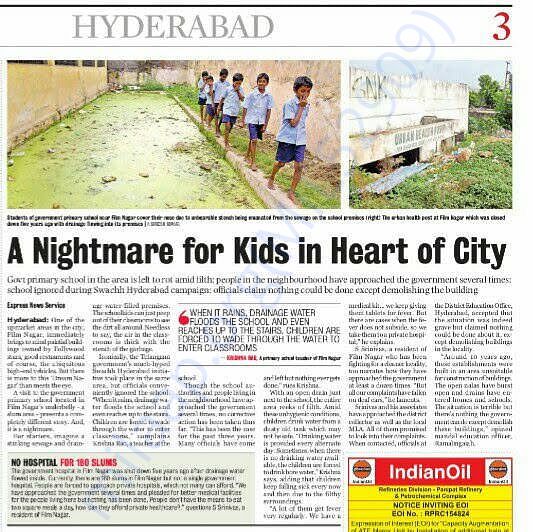Article in News Paper about Hospital Situation