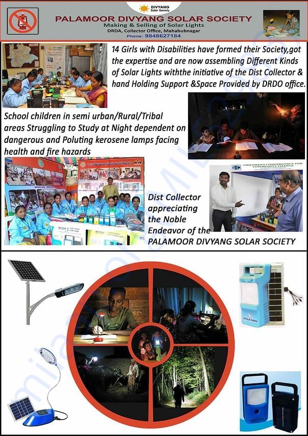 About divyangs who manufacture lights