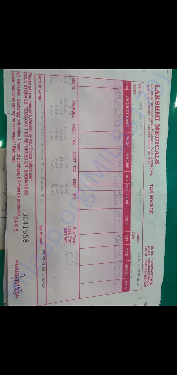 Medicine bill 2