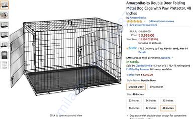 Dog cage