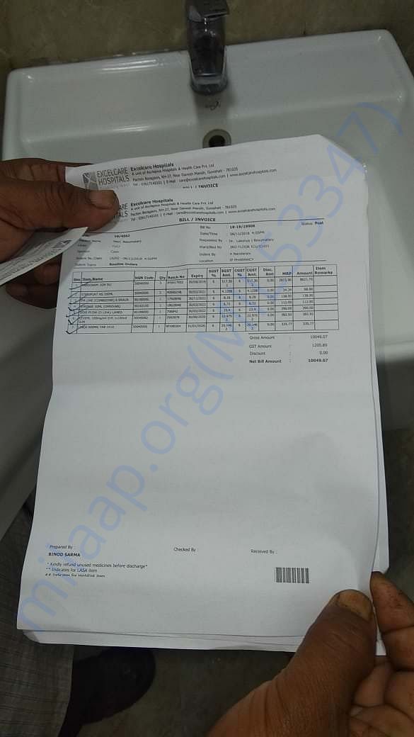 Medicine Bill per day