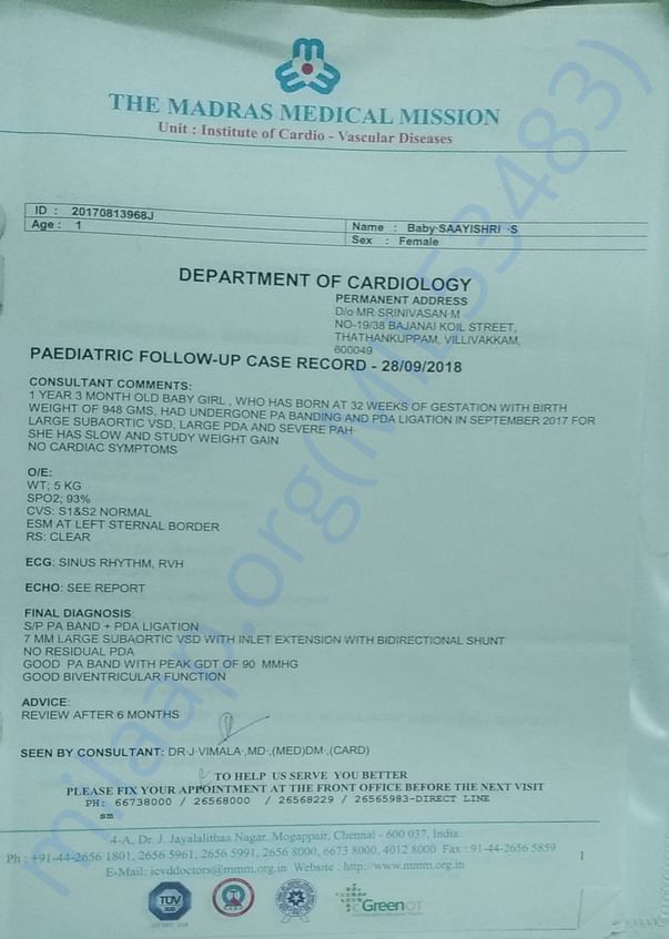 Open heart surgery reports