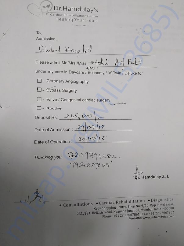 Economy catagory for heart surgery