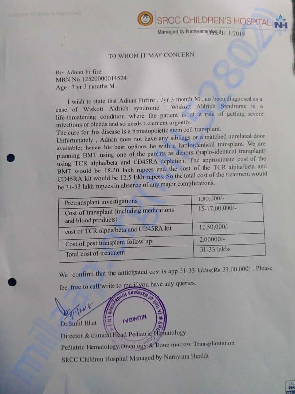 estimate letter