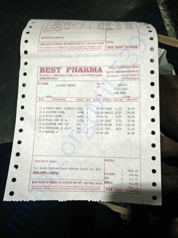 medical bills