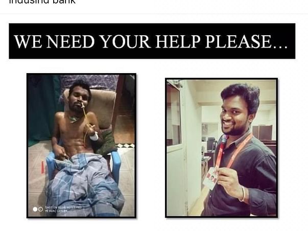 Help karthick For His Hospital Expenses