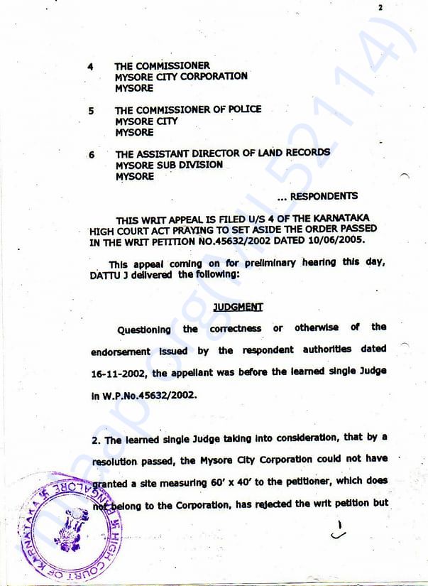 Court Order (Second Page)