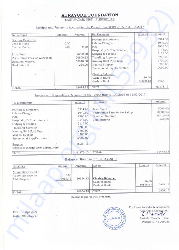 AUDIT REPORT : 2016-2017
