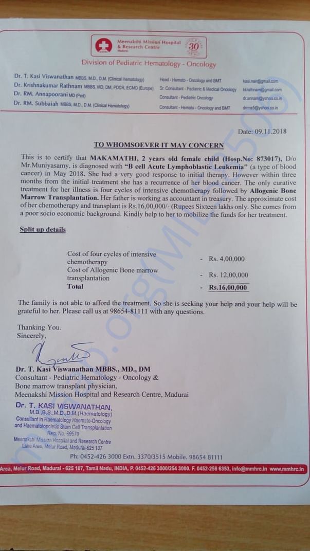 Estimation letter