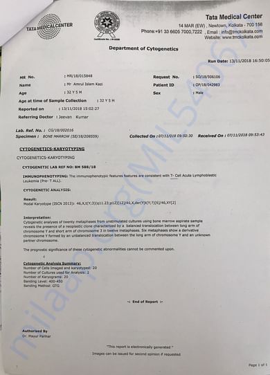 Medical report