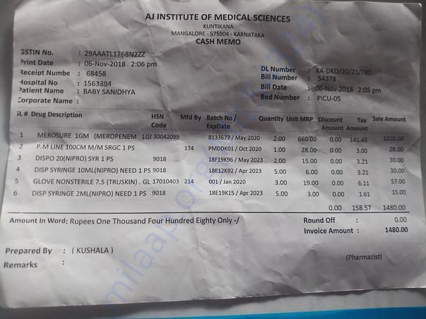 Medical bill