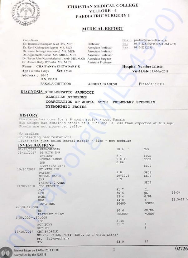 Medical Report